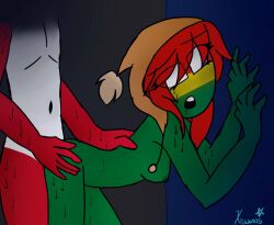 1boy 1girls bolivia_(countryhumans) countryhumans countryhumans_girl female peru_(countryhumans) sex xramos