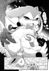 azuma_minatsu blush comic doujinshi eeveelution forced kemono nintendo pokemon sex sylveon tears translated video_games zoophilia