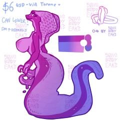 50m3b0dyc4k3 adoptable anthro big_breasts breasts caaake diphallia diphallism futanari intersex multi_genitalia multi_penis naga penis scalie snake_penis