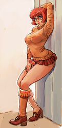 1futa areola ass balls bob_cut breasts erect_nipples erection erection_under_clothes erection_under_skirt freckles futa_only futanari glasses hanna-barbera jjfrenchie knee_socks kneehighs kneesocks large_ass large_breasts nerd nipple_bulge nipples no_bra no_panties orange_socks penis penis_out penis_under_clothes penis_under_skirt red_hair scooby-doo see-through shoes short_hair skirt skirt_lift socks solo standing sweater testicles turn_cuff_socks turtleneck uncensored velma_dinkley