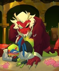 dragon furry gay leo leonardo leonardo_(rise_of_the_tmnt) leonardo_(tmnt) ninja ninja_turtles rise_of_the_teenage_mutant_ninja_turtles rottmnt servant teenage_mutant_ninja_turtles tmnt