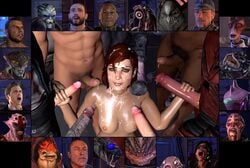 3d 3d_(artwork) asian asian_male bukkake commander_shepard cum dark-skinned_male dark_skin elcor female femshep garrus_vakarian hanar huge_cock human illusive_man interracial interspecies james_vega kai_leng krogan legion legion_(mass_effect) mass_effect mass_effect_3 mordin_solus penis red_hair salarian sex source_filmmaker turian urdnot_grunt urdnot_wrex varren zaeed_massani