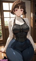 makoto niijima from atlus by houseofwaifu