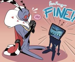 valentino (hazbin hotel) from hazbin hotel by schaychaym