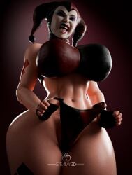 harley quinn from batman (series) by steamy3d