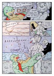 absurd_res albino_(seaborn) anal anal_sex anthro balls barazoku biceps blush blush_lines bodily_fluids boots clothed clothing comic comic_panel cum cum_inside dashthefox dialogue dominant dominant_male duo ejaculation english_text erection felid footwear fur genital_fluids genitals green_body hair hi_res humanoid_genitalia internal internal_anal lion lizard looking_pleasured male male/male male_penetrated male_penetrating mammal manly moan multicolored_body muscular muscular_anthro muscular_arms muscular_male night nikel nude onomatopoeia open_clothing open_shirt open_topwear orgasm orgasm_face outside outside_sex pantherine pecs penetration penile penile_penetration penis penis_in_ass plap port red_clothing reptile scalie seaside seaside_sex sex sharp_teeth shirt shoes sound_effects speech_bubble sweat sweatdrop sweaty_chest tail tail_tuft teeth text thick_tail topwear traditional_media_(artwork) tuft white_body white_fur