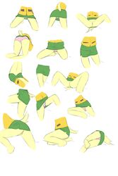 animal_crossing anthro anus ass canine clothing dog female female_only fur isabelle_(animal_crossing) kamperkiller_(artist) mammal multiple_poses nintendo panties practice pussy skirt solo spreading underwear upskirt video_games