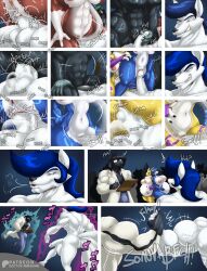 absurd_res anthro anthrofied anus avian balls bandai_namco biceps bird bodily_fluids bovid bovine cattle chad_(meme) clitoris corvid corvus_(genus) crow cum cum_inside digimon digimon_(species) doctor_awesome equid equine female flexing genital_fluids genitals hi_res horse inflation jojo's_bizarre_adventure jojo_pose krystal_(star_fox) male mammal marathon_sex meme menacing_(meme) menacing_approach muscular nintendo oscine passerine penetration penis predator_handshake renamon science scientist star_fox swollen_belly thebigbadwolf01 vaginal_penetration vulva