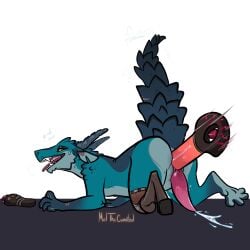 1:1 1boy 2020 all_fours alpha_channel anal anal_sex animal_genitalia anthro ass bodily_fluids breath cloaca controller countershade_butt countershade_crotch countershade_face countershade_feet countershade_hands countershade_neck countershade_torso countershading cum cum_while_penetrated cumshot dildo dildo_in_ass dildo_insertion ejaculation english_text erection feet genital_fluids genitals hi_res horn kobold looking_pleasured male male_anthro male_penetrated meldritchhorror notched_ear nude nude_anthro nude_male object_in_ass open_mouth orgasm panting penetration penis pink_penis prosthetic prosthetic_leg prosthetic_limb raised_tail remote_control scalie sex_toy sex_toy_in_ass sex_toy_insertion shaking_orgasm simple_background slightly_chubby slightly_chubby_anthro slightly_chubby_male solo solo_male sweat tail tapering_penis teal_body teeth text tongue tongue_out yellow_eyes