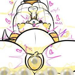 1boy 1girls balls bee birth breasts egg egg_laying eggs female femboy femboy_on_female gardevoir hybrid lactation laying male milk oral original_character pokemon pokemon_(species) pregnant pussy squirting stinger yurii_(artist)