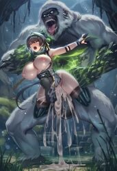 1boy 1girls ahe_gao ai_generated ape ass balls big_balls big_breasts big_penis bouncing_breasts breasts choking cum cum_in_pussy cum_inside cum_overflow cum_puddle cumdump defeated drooling eyes_rolling_back feilian_beringal female female_penetrated female_rover_(wuthering_waves) femsub forced fucked_silly full-face_blush huge_cock huge_testicles interspecies large_breasts leg_grab lifted_by_another male male/female male_penetrating maledom moaning monkey monster monster_boy muscular muscular_male neck_grab nipples nokani penis raped_by_monster roaring rover_(wuthering_waves) self_upload sex sex_from_behind sharp_teeth size_difference stomach_bulge straight_sex tacet_discord_(wuthering_waves) tearing_up testicles thick_thighs torn_clothes vaginal_penetration vaginal_sex wide_hips wuthering_waves