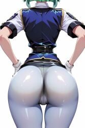 1girls 2d ai_generated ai_video animated ass ass_clapping ass_focus ass_jiggle ass_shake big_ass big_butt burn-up_w butt_clapping butt_focus butt_jiggle butt_shake civitai female from_behind green_hair hands_on_hips hips huge_ass huge_butt jiggle jiggling_ass jiggling_butt maya_jingu munamauno music panties panties_under_pantyhose pantyhose police police_uniform policewoman round_ass round_butt shiny shiny_clothes simple_background skirt solo sound tagme thong twerk twerking underwear uniform video white_background