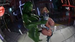 emma frost from marvel by lacoux3d