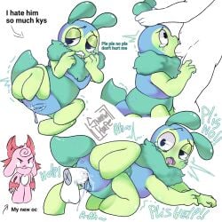 brightney_(dandy's_world) crying crying_with_eyes_open cum_in_pussy cum_inside cuntboy dandy's_world dandys_world oral oral_penetration rape raped_male snowhope squirm_(dandy's_world) tagme yiff