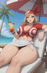 haruka (pokemon) from nintendo by rgomez007