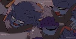 blush blush_lines bodily_fluids cunnilingus duo fangs fur hi_res male male/male oral sega sex shadow_the_hedgehog shipslucia sonadow sonic_the_hedgehog sonic_the_hedgehog_(series) sonic_the_werehog sonic_unleashed sweat sweatdrop teeth text tongue tongue_out vaginal_penetration vampire_shadow