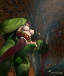 1boy 1girls 3d apheliyass blizzard_entertainment female huge_cock human human_(world_of_warcraft) imminent_sex interspecies light-skinned_female light_skin male orc orc_(warcraft) orc_male orced sally_whitemane thighhighs warcraft white_hair world_of_warcraft
