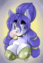 anthro blue_fur breasts canine female female_only fox fur krystal mammal solo star_fox xopachi