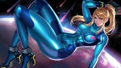 samus aran from metroid by itzah