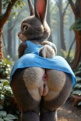 1girls ai_generated anthro anus ass_focus asshole back_view big_ass bonnie_hopps bouncing_ass bunny_ears bunny_girl bunny_tail chubby chubby_female disney female from_behind fur furry mature mature_female milf no_panties plump pussy solo tagme twerking vagina video vlrgromns zootopia zootopia_2 zootropolis
