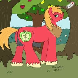 big_macintosh big_macintosh_(mlp) earth_pony equine feral friendship_is_magic hericks horse male_only my_little_pony pony tagme