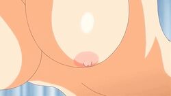 animated animated_gif bouncing_breasts breasts floating_material large_breasts nude poro screencap screenshot uesato_himari