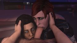 3d commander_shepard femshep male mass_effect miranda_lawson nomonno tagme threesome