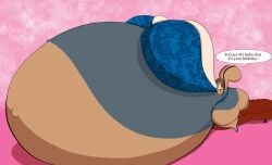 1girls belly_bigger_than_body breasts_bigger_than_head breasts_bigger_than_torso colossal_ass colossal_belly colossal_breasts female furry horny horny_female hyper hyper_ass hyper_belly hyper_breasts hyper_thighs looking_at_viewer meat_wall_(body_type) plumpartificer satsumalord solo_female tagme talking talking_to_viewer thick_thighs