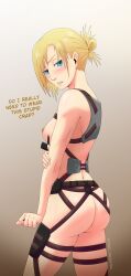 annie leonhardt from attack on titan by stradivarius