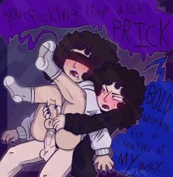 anal anal_sex angry_expression angry_sex chonny's_charming_chaos_compendium chonny_jash hate_fuck hate_sex heart_jash lipstick male male/male mind_jash painted_nails the_heart_(chonny_jash) the_mind_(chonny_jash) wywyrm