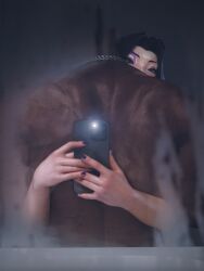 1boy 1boy1girl 1female 1girl1boy 1girls 1male 3d 3d_(artwork) after_sex asian asian_female black_hair blade_(marvel_comics) blade_(marvel_rivals) blender blender_(software) blender_cycles blue_eyes dark-skinned_male dark_skin eye_contact female female_focus interracial interracial_sex japanese japanese_female long_hair looking_at_viewer male male/female marvel marvel_comics marvel_rivals nv3d psylocke psylocke_(marvel_rivals) selfie shower shower_sex showering taking_photo taking_picture taking_selfie very_long_hair