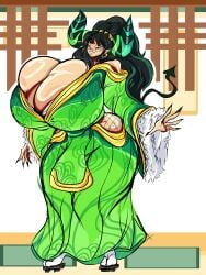 1girls bbw big_breasts big_thighs breasts chubby curvaceous curvy_body curvy_hips curvy_milf curvy_thighs female huge_breasts huge_thighs milf nira_(sparkshura) nude original_character plump pussy sparkshura succubus thedrown_(artist) venus_body voluptuous wide_hips