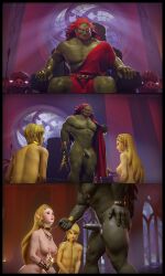 1boy1girl bisexual bisexual_male both_sexes_in_same_situation comic ganondorf link princess_zelda toastycogames uncensored uncensored_breasts uncensored_nipples uncensored_penis yaoi