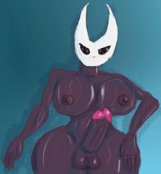 1dickgirl 1futa 1futanari 2d big_ big_breasts big_penis bug bug_girl faithkiller furry futa_only futanari hornet hornet_(hollow_knight) silksong