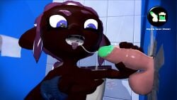 blowjob octoling_girl official_style on_model pleasureshot_jr splatoon