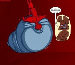 adultpartypunch balloon balloon_fetish caught caught_in_the_act caught_masturbating caught_naked damian_(zoophobia) dry_humping exposed_balls humping jack_(zoophobia) masturbation oily sweating zoophobia