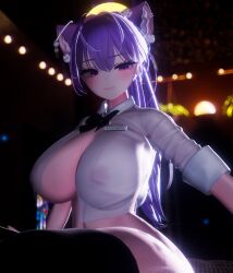 1girls animal_ears big_breasts breasts female jpeg jpg light-skinned_female light_skin long_hair name_tag pale-skinned_female pale_skin purple_hair solo tagme unity_(engine) vrchat vrchat_avatar vrchat_media white_sclera yoobinz