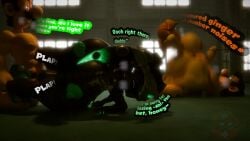 2boys 2futas 3d 3d_(artwork) aftermath anal anal_sex big_breasts big_penis bouncing_breasts breasts brown_hair cephalopod cephalopod_humanoid crossover dark-skinned_futa dark_skin dialogue erection facial_hair futanari genitals green_nipples huge_breasts human human_futa human_male human_meggy human_on_human humanoid humanoid_futa humanoid_male humanoid_on_humanoid idiotboxangel indoors intersex light-skinned_futa light-skinned_male light_skin looking_at_another luigi lying_on_back male male/futa mammal marina_(splatoon) marine marine_humanoid mario mario_(series) massive_breasts massive_penis mature mature_futa mature_male meggy_spletzer nintendo nipples nude nude_futa nude_male open_mouth penis penis_in_anus sex smg4 splatoon splatoon_(series) squid squid_humanoid text