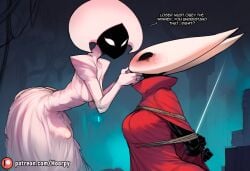 1futa 2girls ai_assisted ai_generated angry_expression anthro anthro_female anthro_only aroused ass big_ass big_breasts big_butt big_dick big_penis big_thighs black_body black_eyes black_face black_sclera black_skin blush bondage boner breasts bulge bulge_through_clothing bulge_under_clothes cape caption captioned comic comic_page curvy curvy_female curvy_figure dark-skinned_female dark_body dark_skin dominant dominant_anthro dominant_female domination english english_text female fit fit_female futa_anthro futa_on_female futa_with_female futanari futanari/female hands_behind_back hard_cock hard_penis holding_chin holding_face holding_head hollow_knight hollow_knight:_silksong hoorpy hornet_(hollow_knight) horny kneeling lace_(hollow_knight) large_penis looking_at_another mask masked masked_female medium_breasts nude nude_anthro nude_female open_eyes outdoors outside patreon patreon_logo patreon_url patreon_username red_cape restrained rope serious spread_legs spreading submissive_anthro submissive_female sweat team_cherry thick thick_ass thick_thighs uncensored voluptuous voluptuous_anthro voluptuous_female white_body white_eyes white_face white_mask white_skin wide_hips