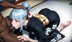 kamisato ayaka from genshin impact by atlantis k