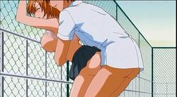 ? ass bottomless chain_link female kansen kansen:_inyoku_no_rensa kansen_(series) screencap sex skirt straight vaginal_penetration white_shirt yamagishi_yuu