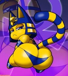 1girls 2025 2d 2d_(artwork) 2d_artwork :( :/ animal_crossing ankha ankha_(animal_crossing) ass big_ass big_butt blue_eyes blue_hair blue_panties bubble_ass bubble_butt butt caked_up cat_ears cat_girl cat_humanoid cat_tail catgirl dat_ass doughy_ass doughy_butt dumptruck_ass dumptruck_butt eyelashes fat_ass fat_butt female female_focus female_only glistening glistening_ass glistening_body glistening_butt huge_ass huge_butt large_ass large_butt nintendo omegasunburst panties plump plump_ass plump_butt shiny_ass shiny_butt shiny_skin shiny_thighs short_hair solo solo_female solo_focus tail tail_markings yellow_skin