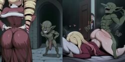 1boy1girl 1girls 2boys 2koma abs ai_generated ass ass_cleavage ass_ripple ass_slap beatrice_(re:zero) before_and_after big_ass big_butt blonde_female blonde_hair blonde_hair_female bubble_ass bubble_butt bulge bulge_through_clothing caught_in_the_act clothed clothed_female clothing cucked_by_goblin dat_ass deep_penetration dress drill_hair erection erection_under_clothes female female_penetrated from_behind from_behind_position from_side goblin goblin_male green_skin grin hands_on_hips hard_on heart height_difference hentai4life_ huge_ass huge_butt imminent_penetration imminent_sex intersex interspecies light-skinned_female light_skin long_dress male male/female male_penetrating male_penetrating_female muscular muscular_male natsuki_subaru netorare novelai ntr pale-skinned_female pale_skin penetration penis_under_clothes petite petite_female pillow pillow_grab plap precum precum_through_clothing re:zero_kara_hajimeru_isekai_seikatsu rough_sex round_ass round_butt sex sex_from_behind shorter_male side_view six_pack size_difference slapping_ass slapping_butt small_but_hung small_dom_big_sub smaller_male spanking_ass spanking_butt standing taller_female thick_ass thick_butt twintails yellow_eyes