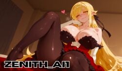 kiss-shot acerola-orion heart-under-blade from bakemonogatari by zenithai