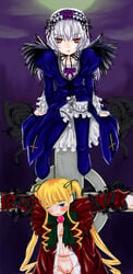 cross crucifix crucifixion pussy rozen_maiden shinku suigintou