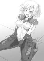 armored_core cum female monochrome ogitsune_(ankakecya-han) okitsune_(ankakecya-han) uniform wynne_d_fanchon