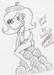 2008 anthro camp_lazlo cartoon_network female furry garabatoz mongoose monochrome patsy_smiles sketch tagme