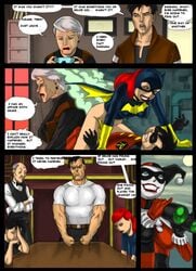 alfred_pennyworth barbara_gordon batgirl batman:_the_animated_series batman_(series) batman_beyond bruce_wayne comic dc dc_comics dcau dialogue dick_grayson female flashback forbidden_affairs harley_quinn harley_quinn_(classic) male nightwing pandoras_box robin_(dc) robin_(tim_drake) speech_bubble terry_mcginnis the_new_batman_adventures tim_drake