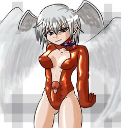 1futa censored erection erection_under_clothes final_fantasy final_fantasy_tactics final_fantasy_tactics_(original) futanari intersex penis penis_head penis_peek penis_slip solo_futa tagme ultima_(fft)
