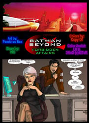 1boy 1girls barbara_gordon batman_(series) batman_beyond comic dc_comics dcau dialogue dialogue_bubble female forbidden_affairs male pandoras_box speech_bubble terry_mcginnis